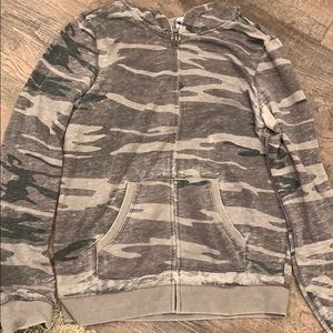 Z SUPPLY CAMO ZIP UP SIZE S (A)